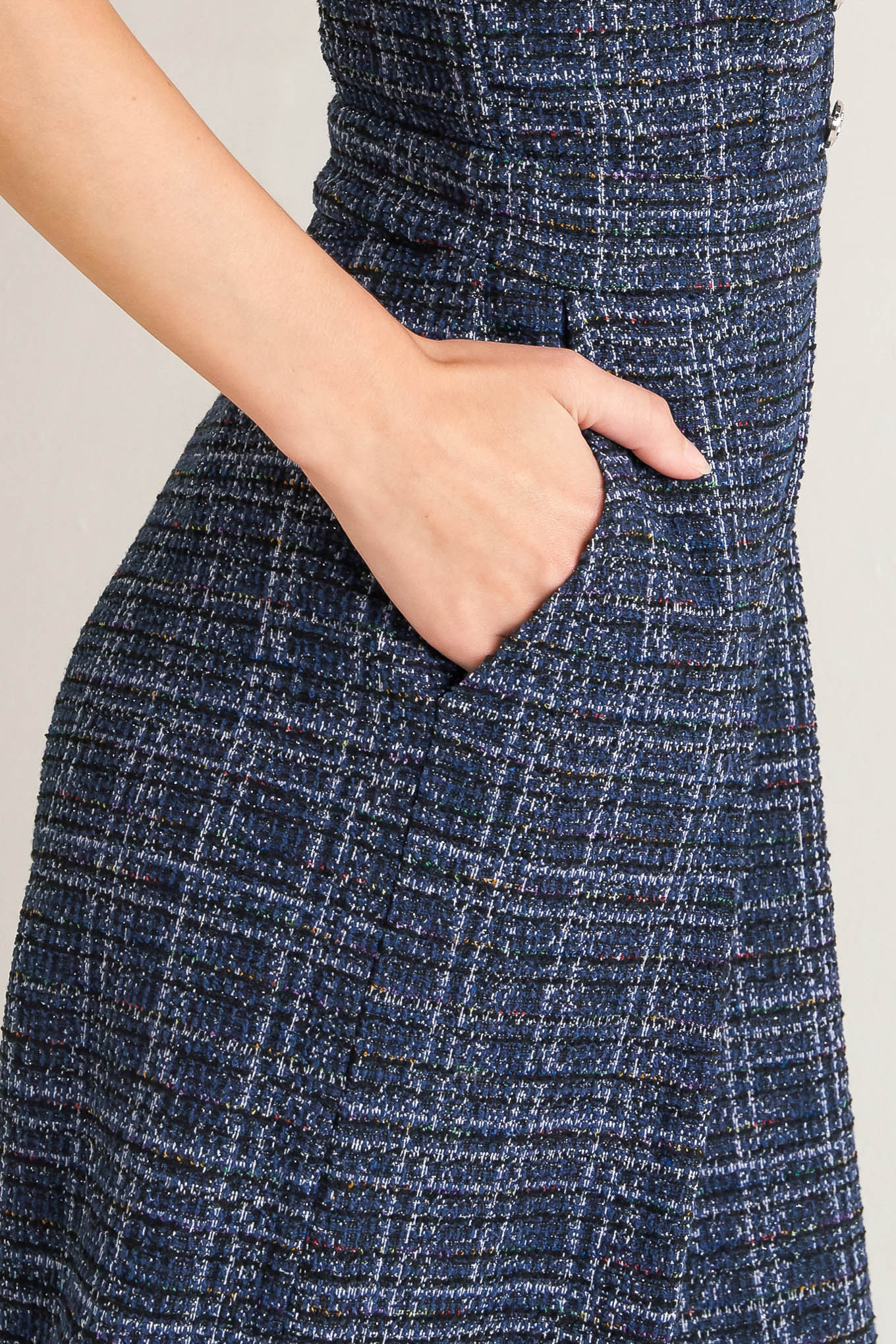 ELEGANT PARTY TWEED JUMPSUIT Flying Tomato